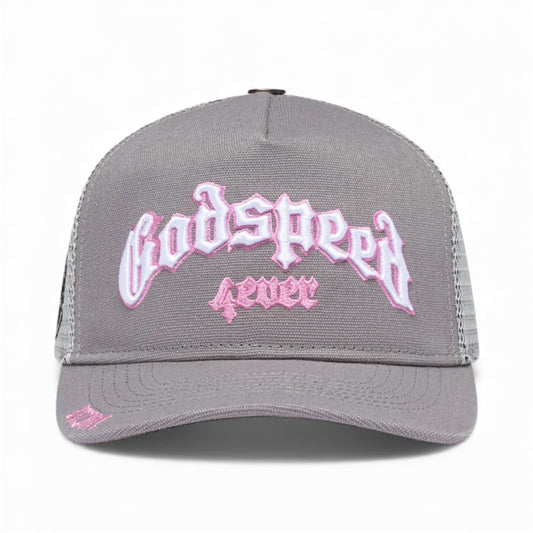 GS Forever Trucker Hat (Grey/Pink)
