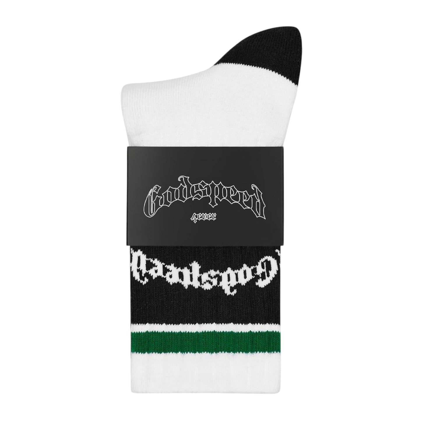 Socks Godspeed OG Logo Striped White/Green