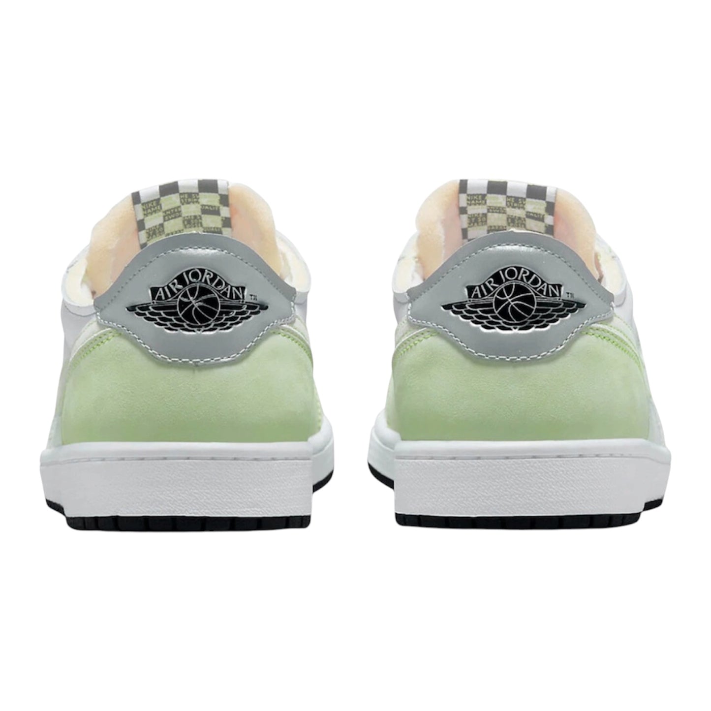 Jordan 1 Retro Low White Ghost Green Black