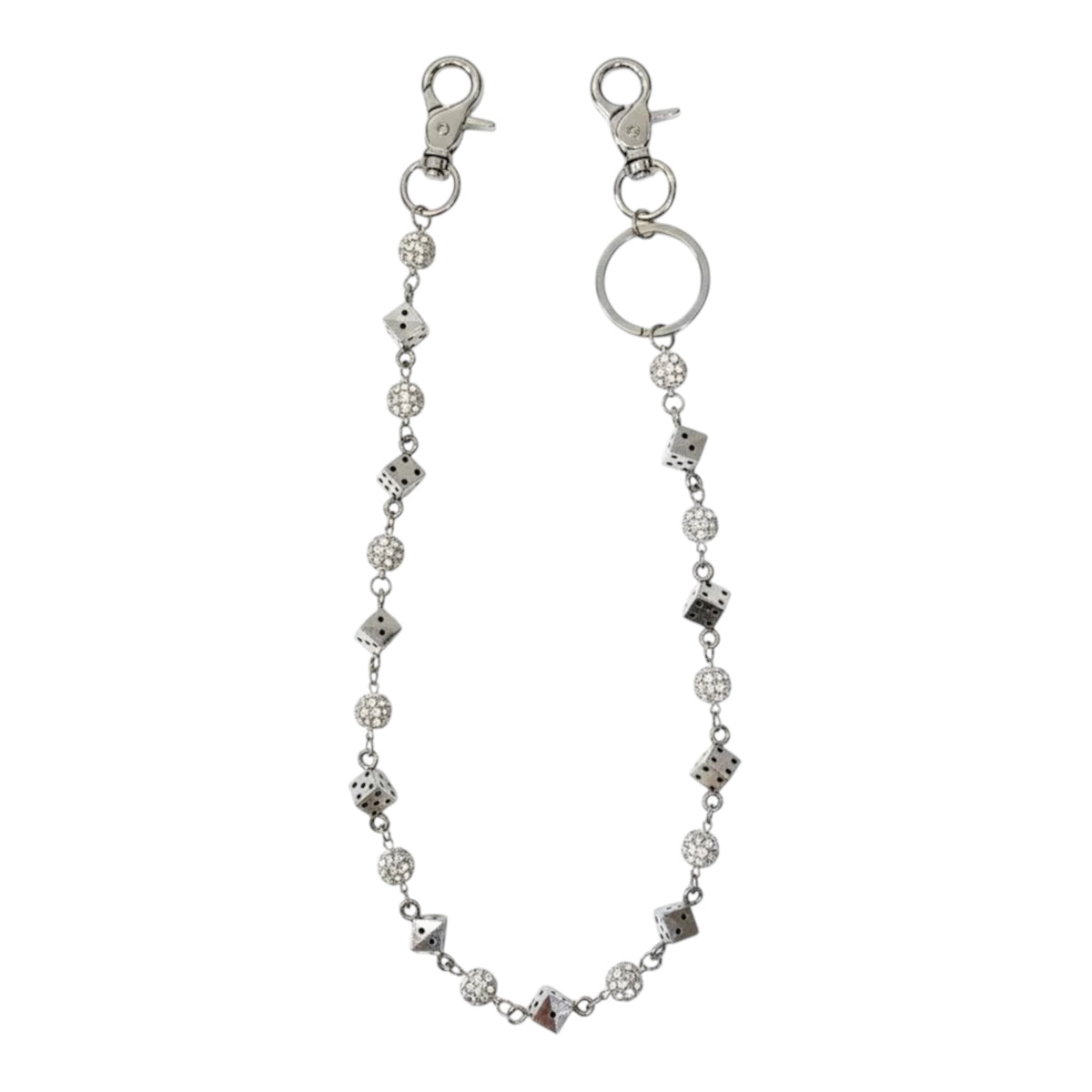Pocket Chain Dice With Stones