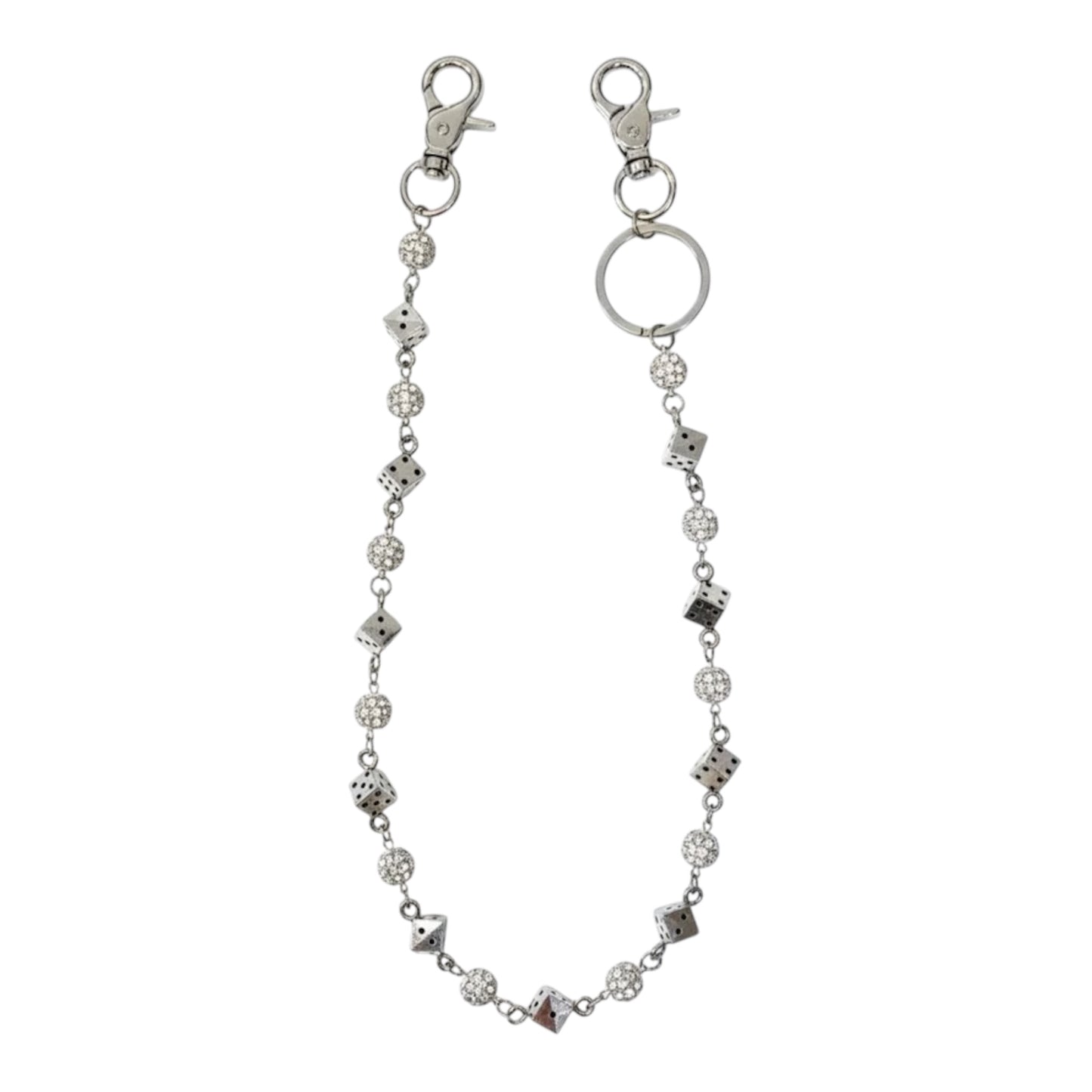 Pocket Chain Dice With Stones