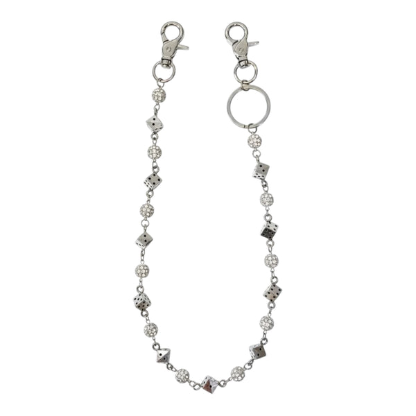 Pocket Chain Dice With Stones