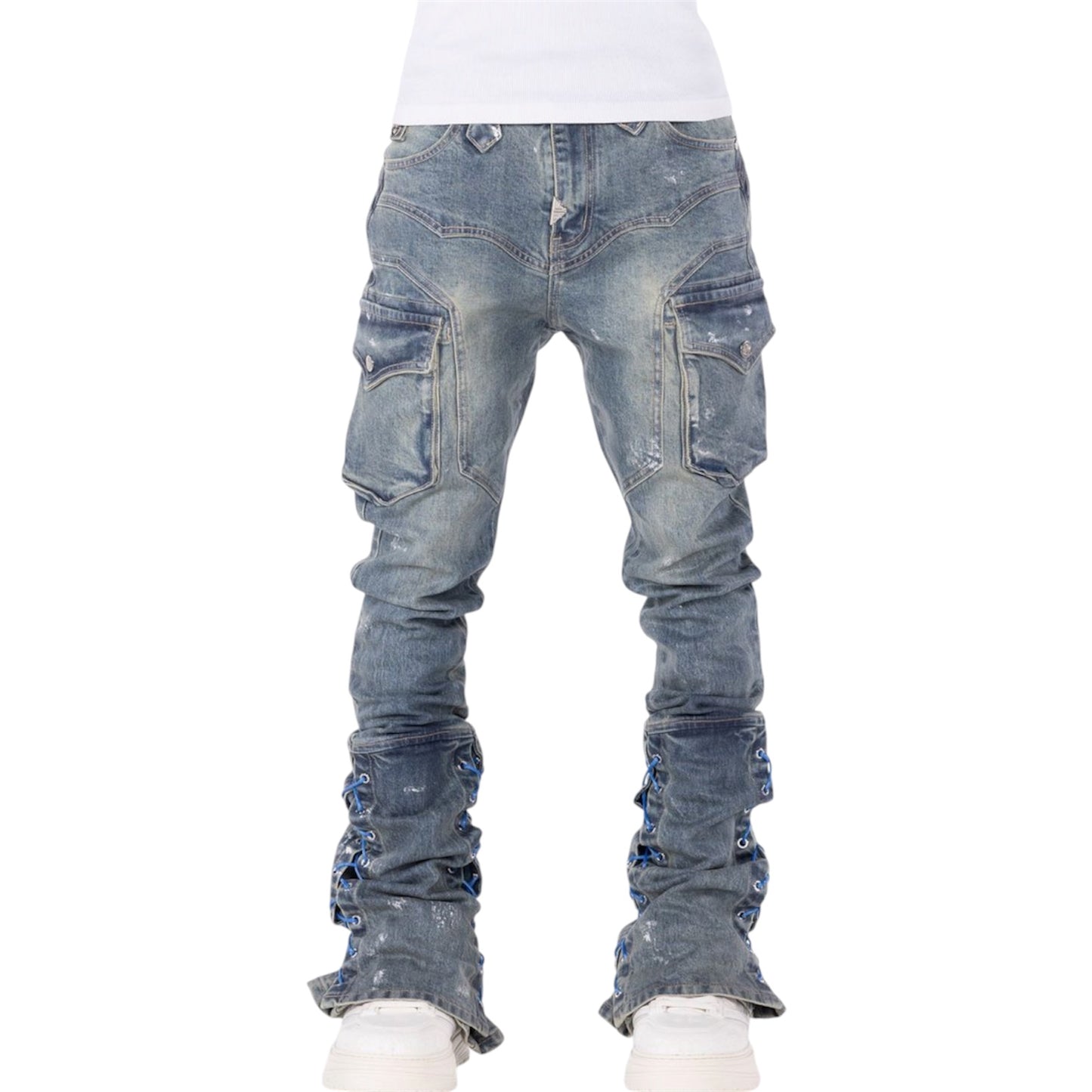 Denim Guapi Aqua Blue Waxed Rope
