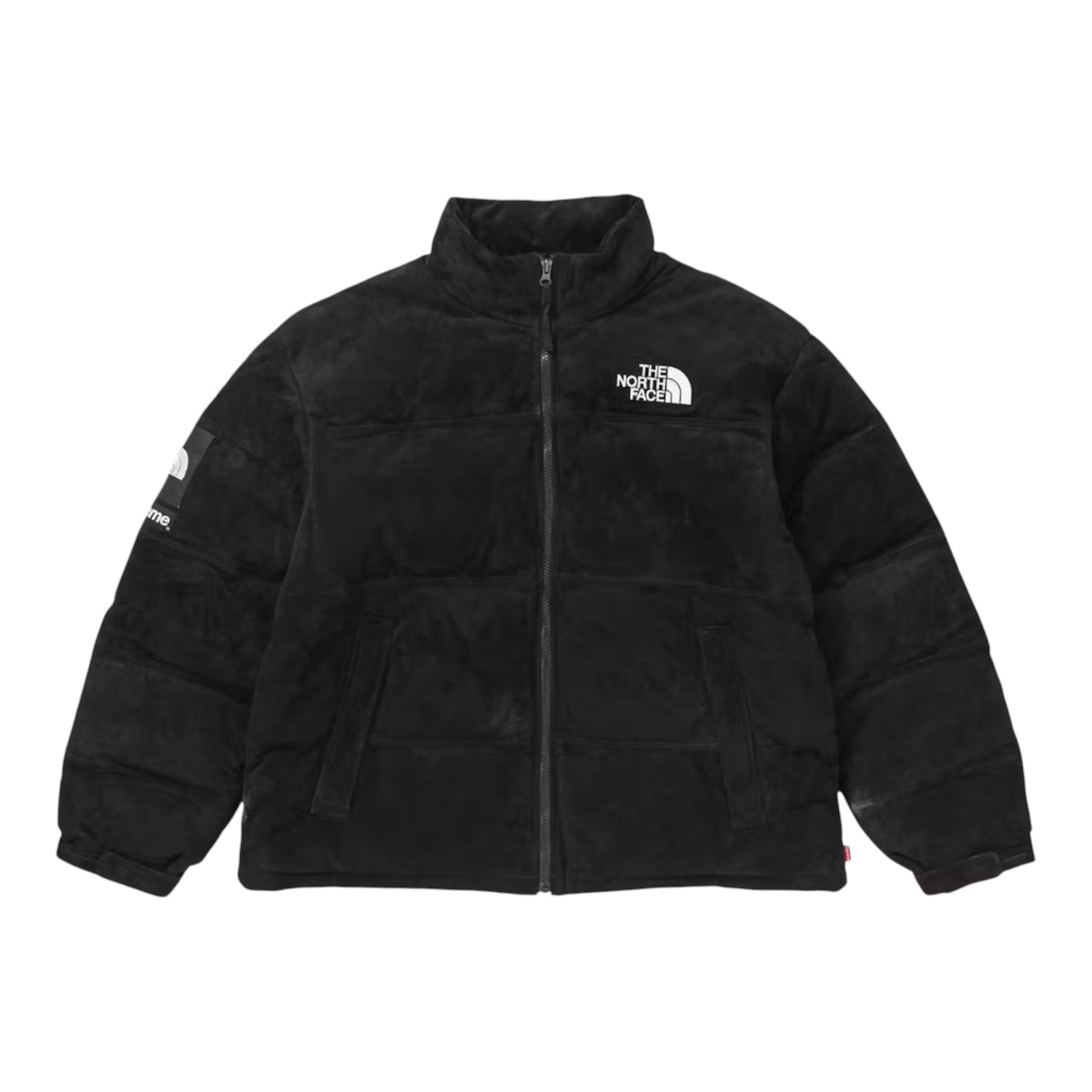 Supreme The North Face Suede Nuptse Jacket Black