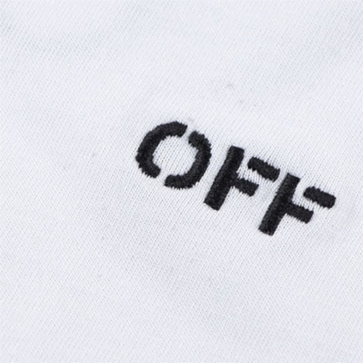 OFF-WHITE Back Embroidery T-Shirt White — 4