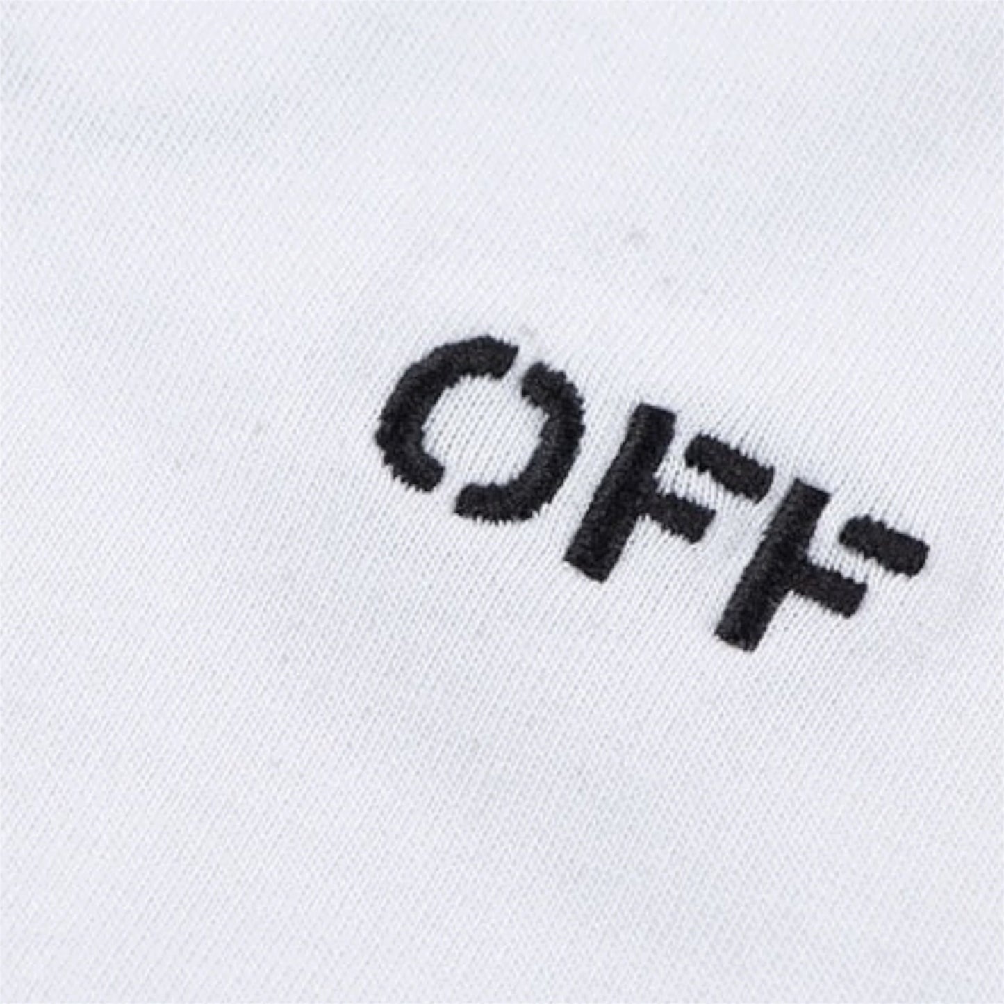 OFF-WHITE Back Embroidery T-shirt White
