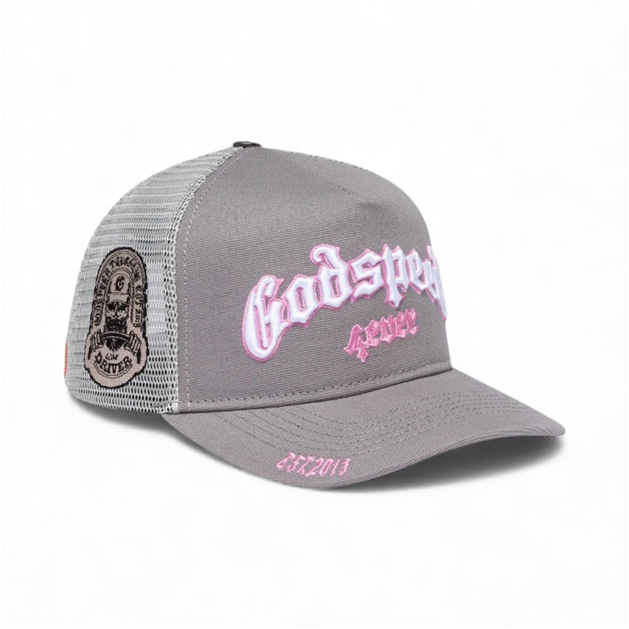 GS Forever Trucker Hat (Grey/Pink)