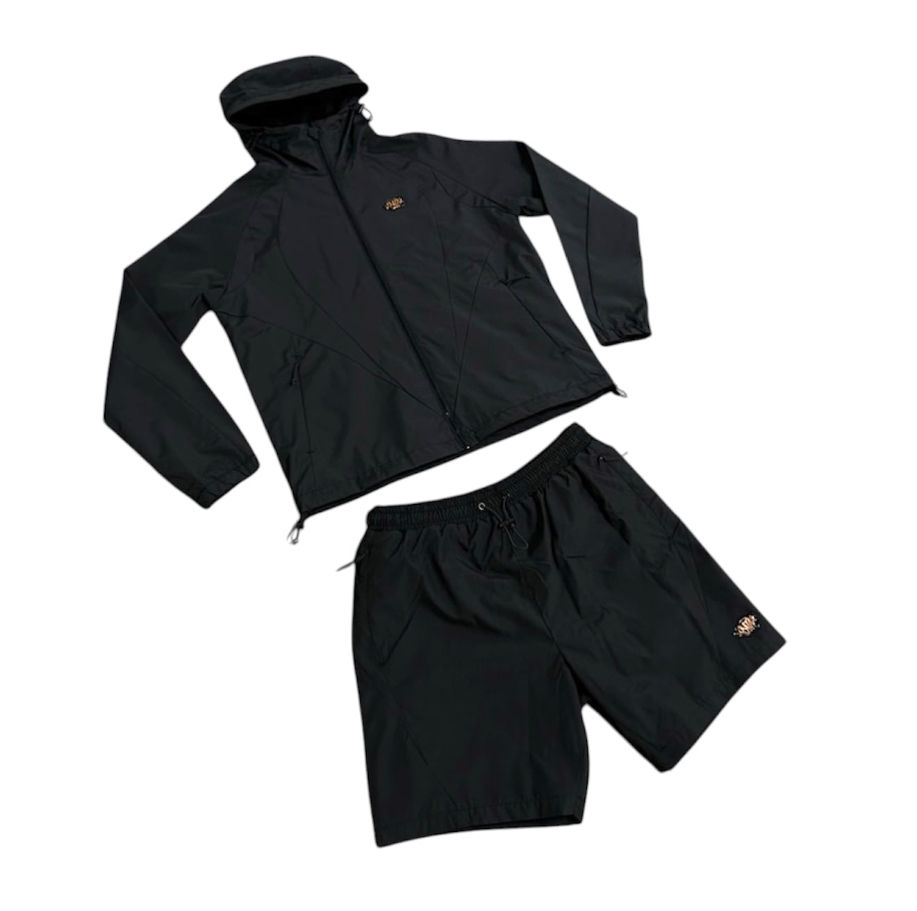 Syna World Logo Jacket & Short Set Black/Rose Gold – Capsule district