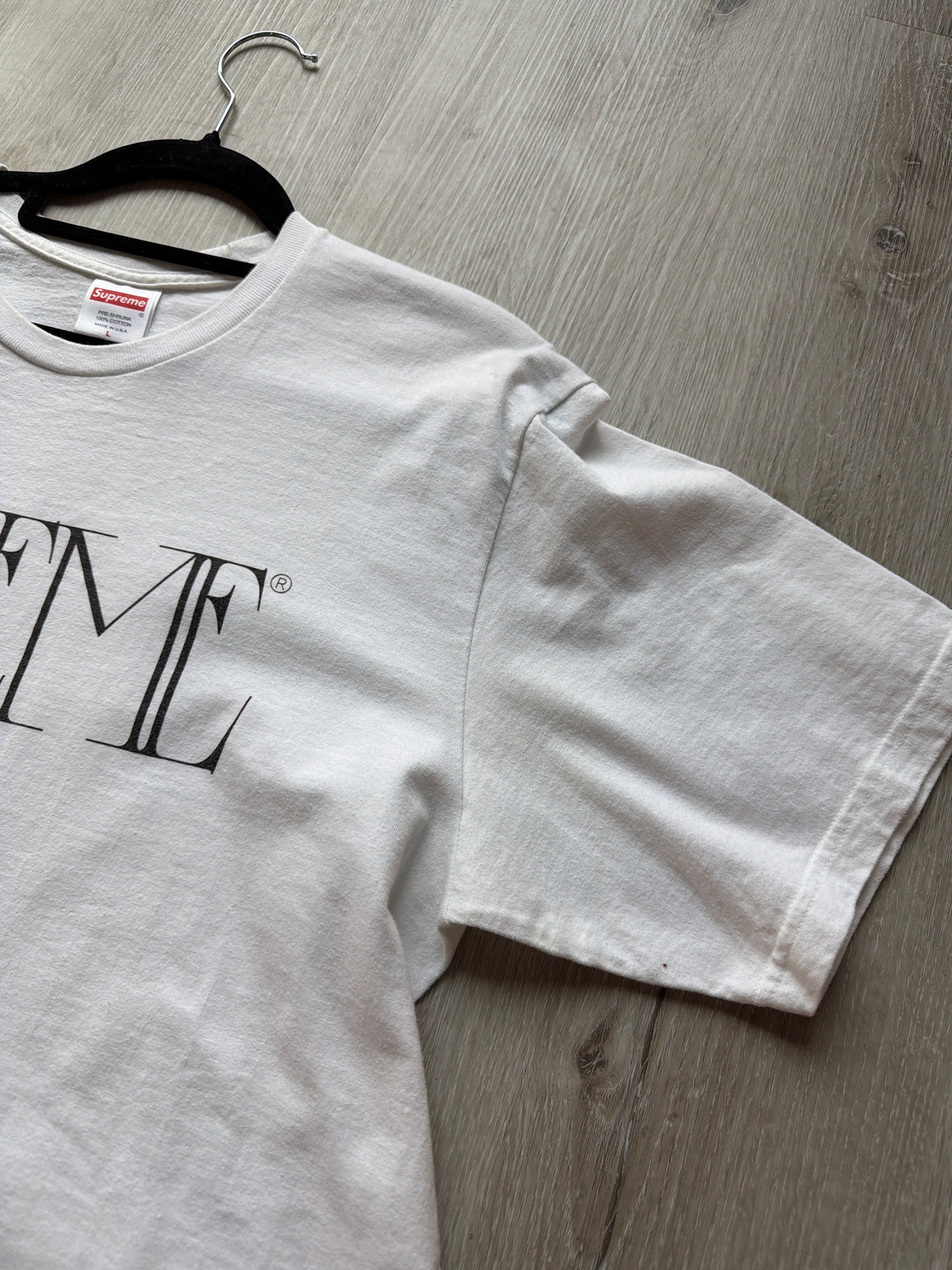 Supreme tee trademark white FW22 — 4