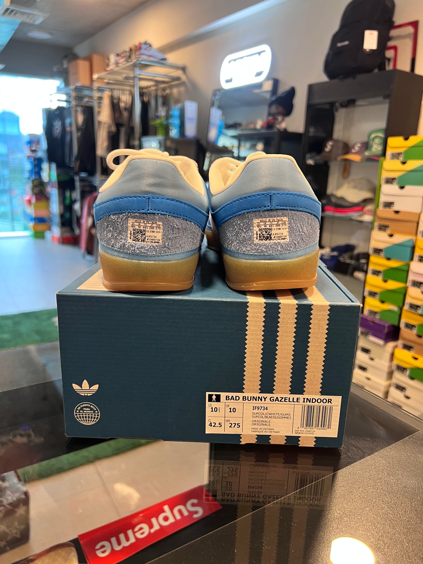 Adidas Gazelle Indoor Bad Bunny San Juan