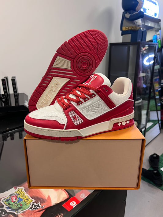 Louis Vuitton Trainer Red White