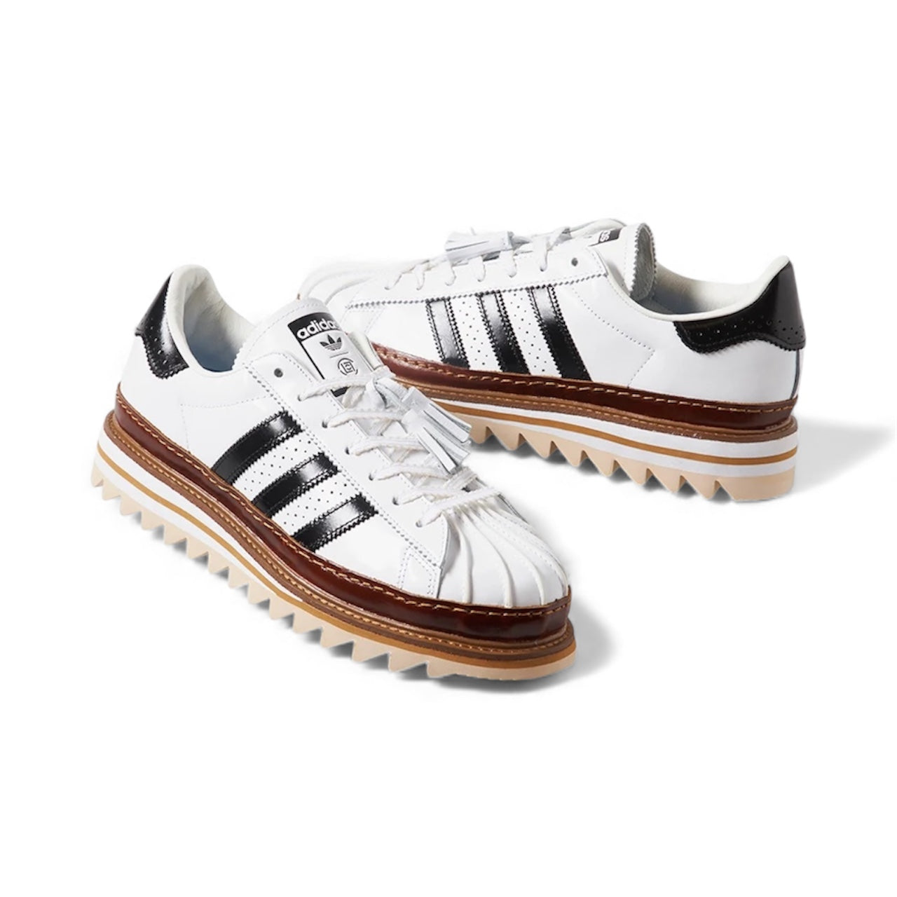 Adidas Superstar CLOT by Edison Chen White Crystal Sand