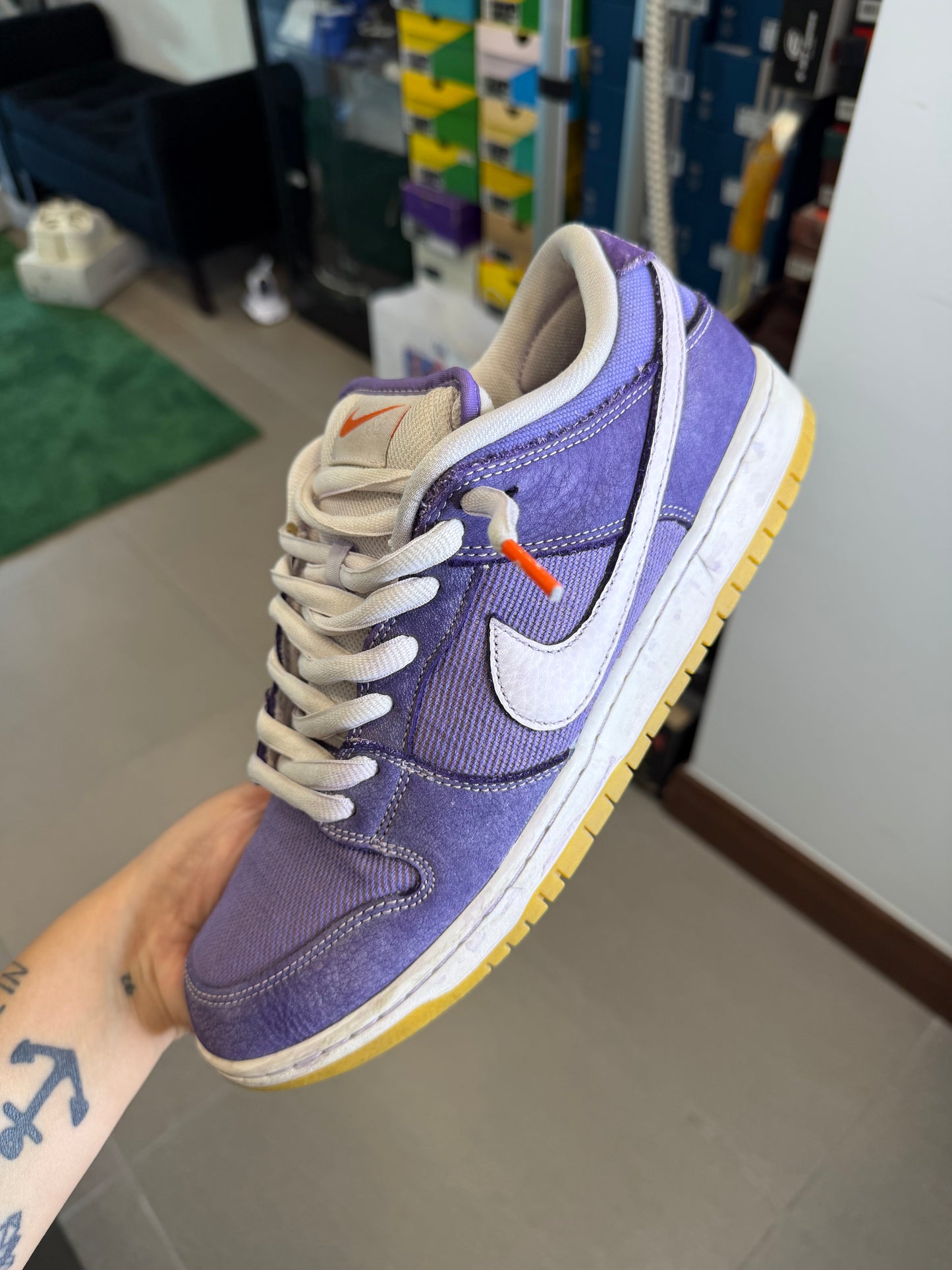 Nike SB Dunk Low Pro ISO Orange Label Unbleached Pack Lilac