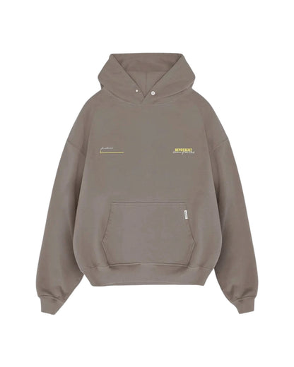Represent Patron Of The Club Hoodie - Washed Olive