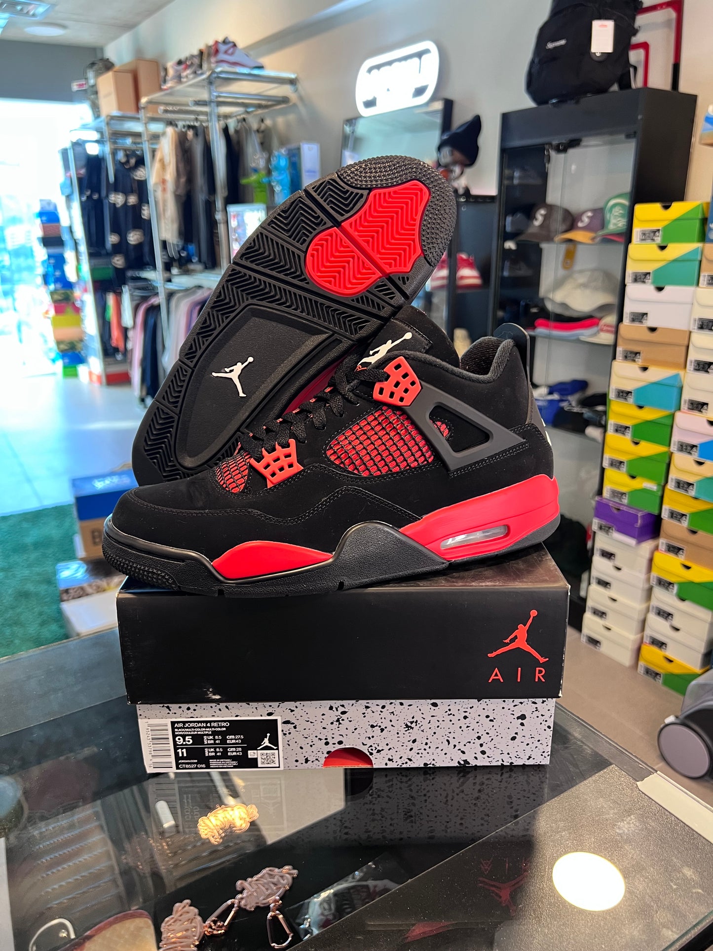 Jordan 4 Retro Red Thunder