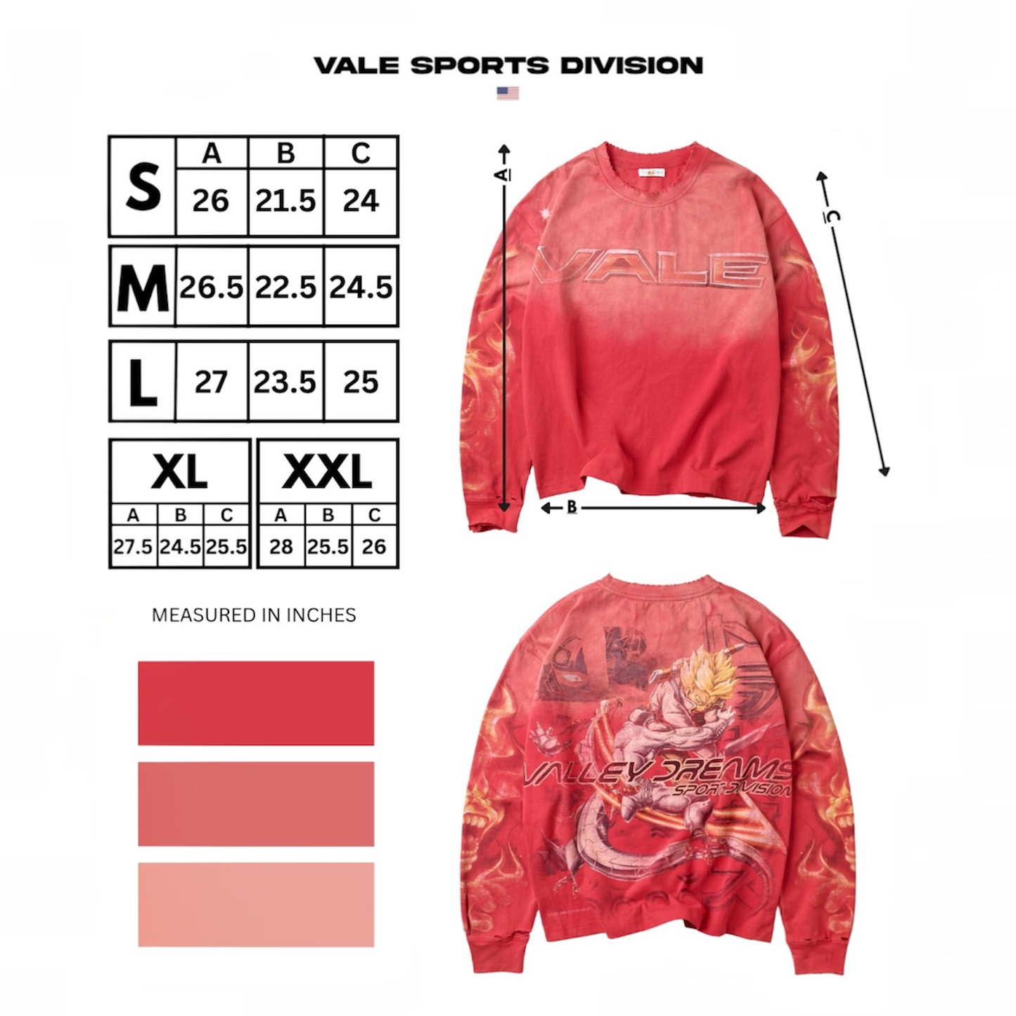 Long Sleeve Valley Bueokai Red