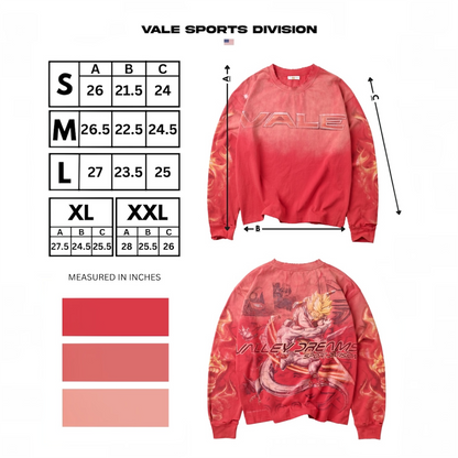 Long Sleeve Valley Bueokai Red