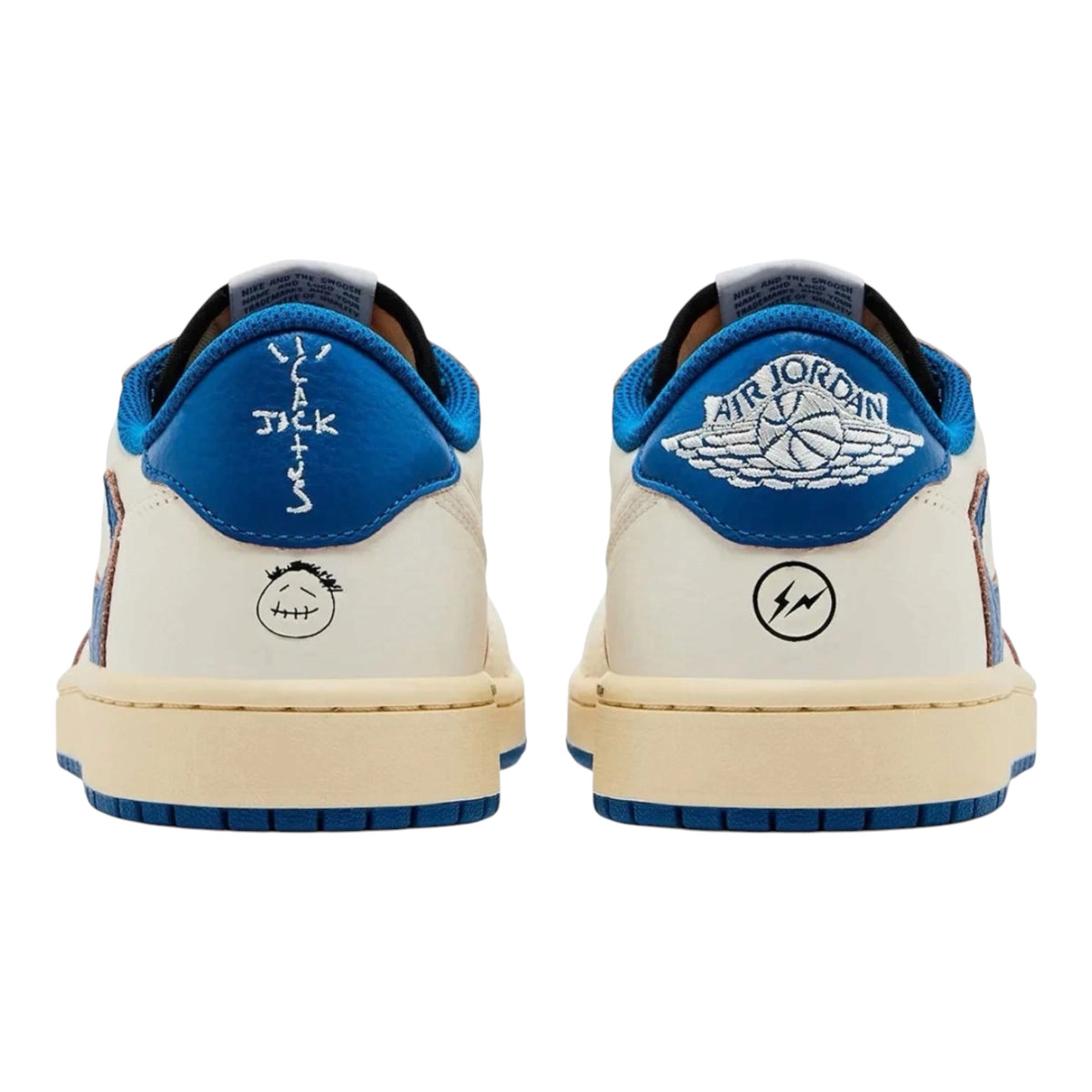 Jordan 1 Retro Low OG SP Fragment x Travis Scott Sail Military Blue — 7