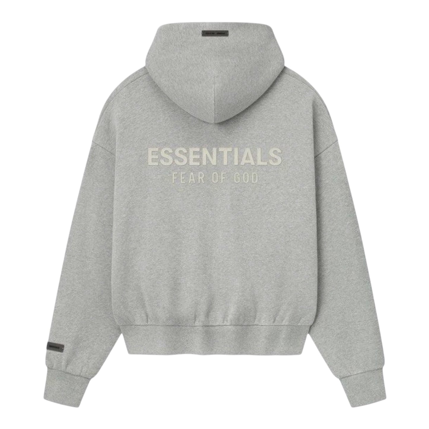 Fear Of God Essentials Hoodie Zip Up Classic Fleece Concrete Heather