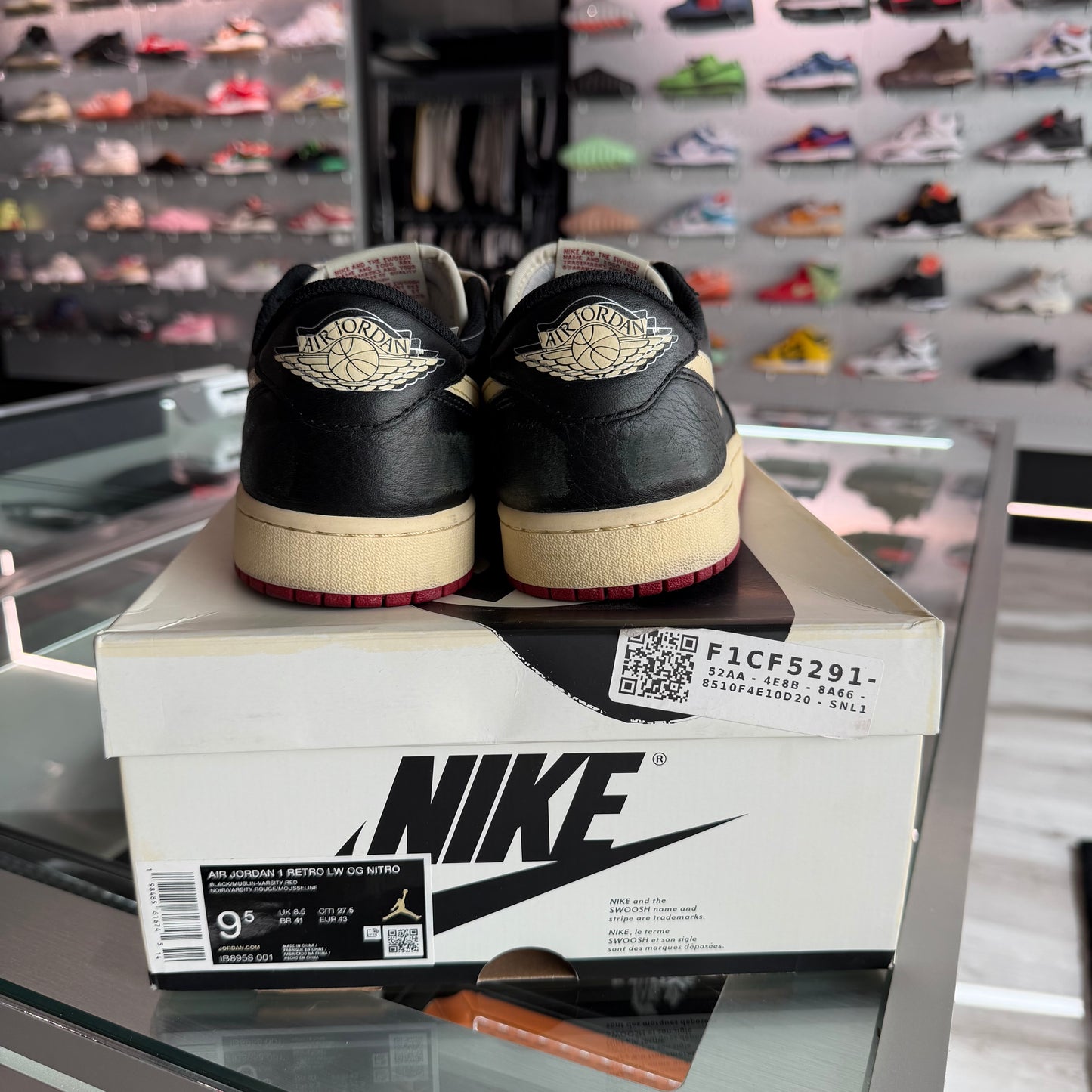 Jordan 1 Retro Low OG Nigel Sylvester Better White Time (USADA)