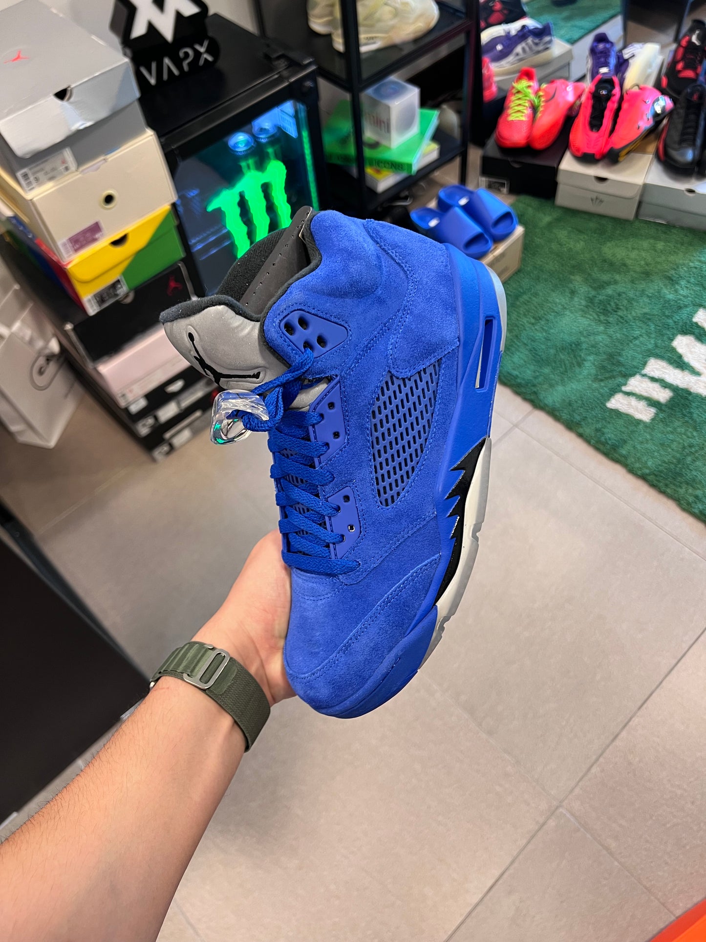 Jordan 5 Retro Blue Suede