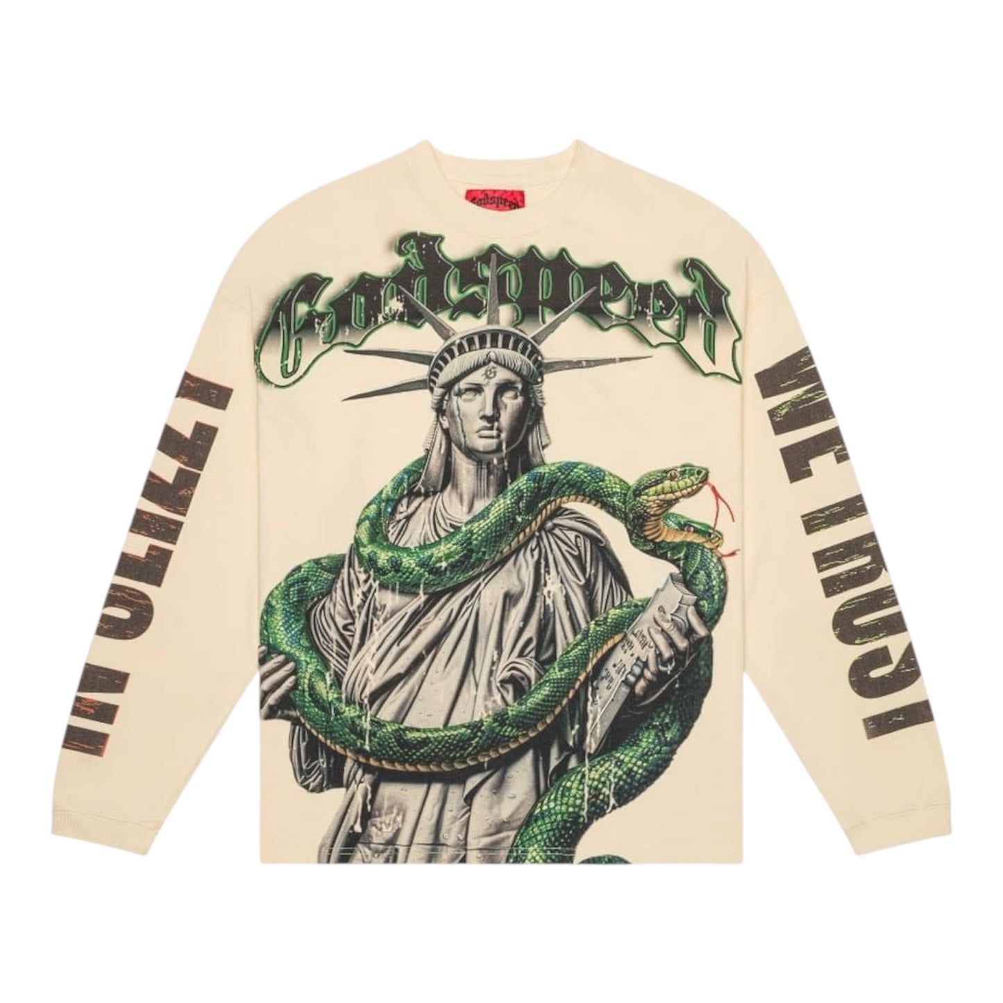 Long Sleeve Godspeed Top 5 Slizzy LS Bone