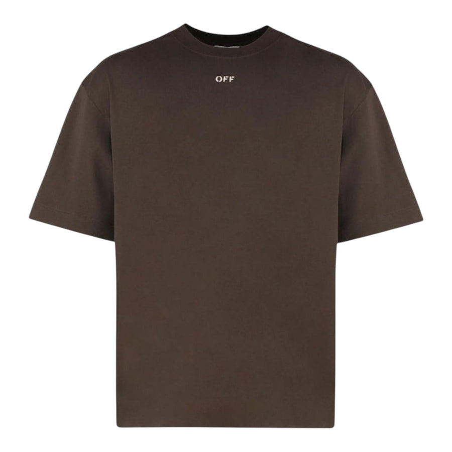 OFF-WHITE Martyrdom Arrow Skate Short Sleeve T-Shirt Brown