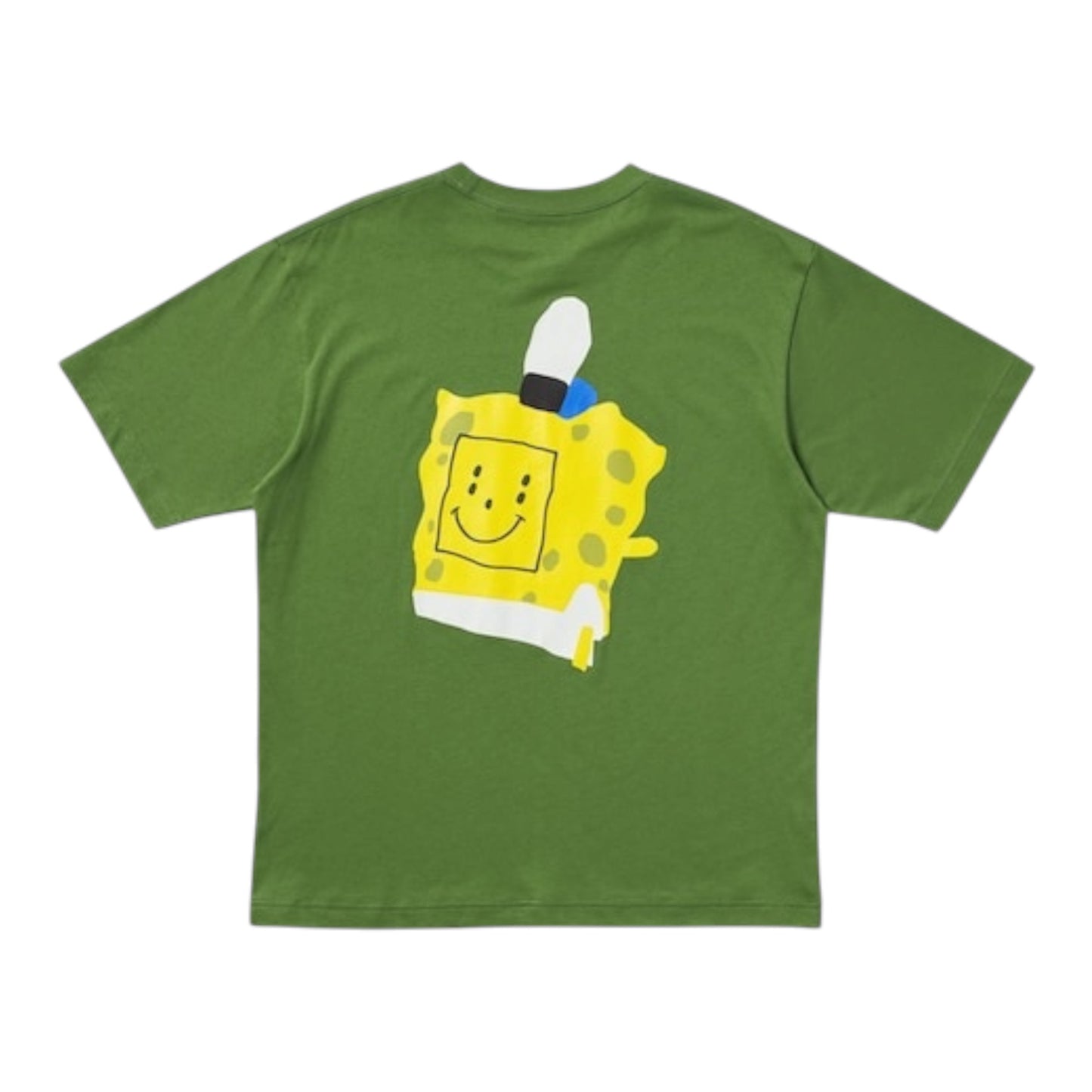 T-Shirt Uniqlo Spongebob SquarePants Cactus Plant Flea Olive