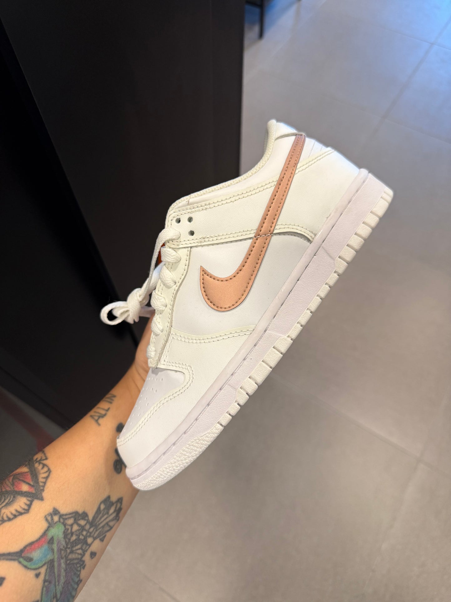 Dunk Low White Pink (GS)