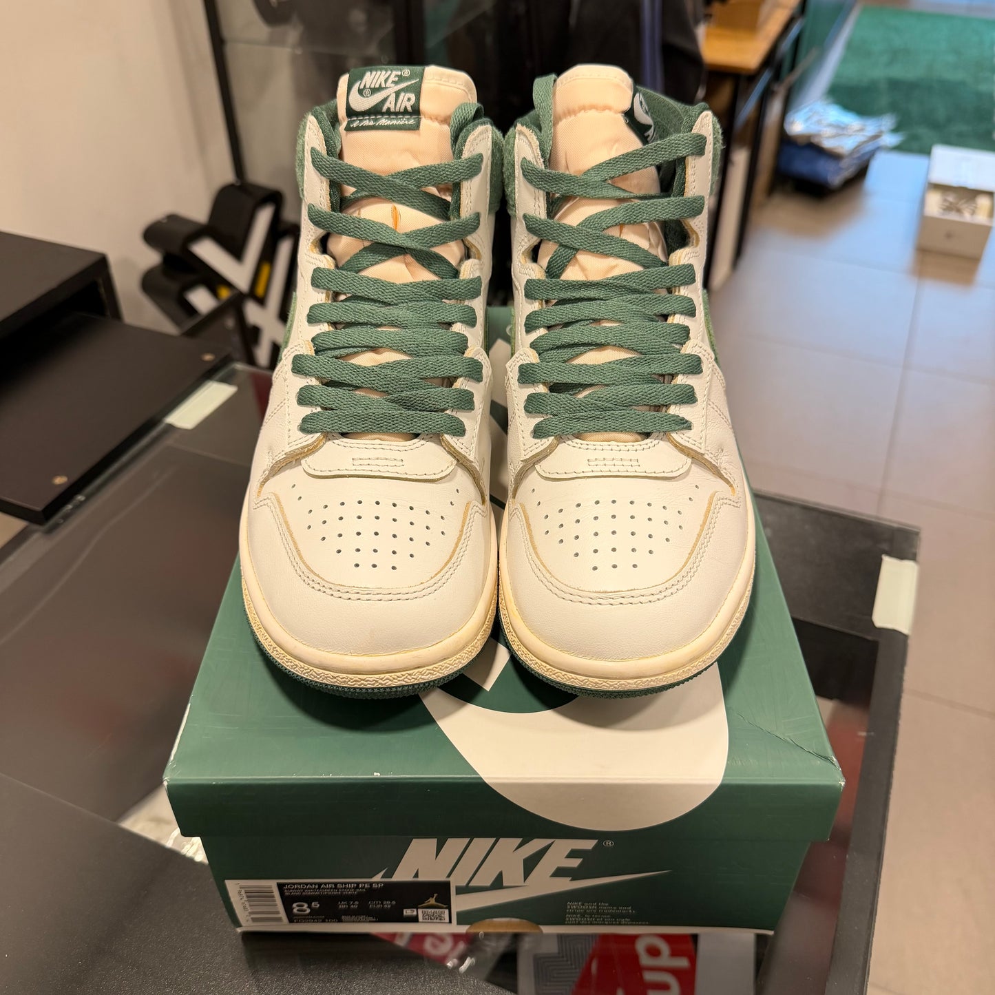Nike Jordan Air Ship PE SP A Ma Maniére Green Stone (USADA)