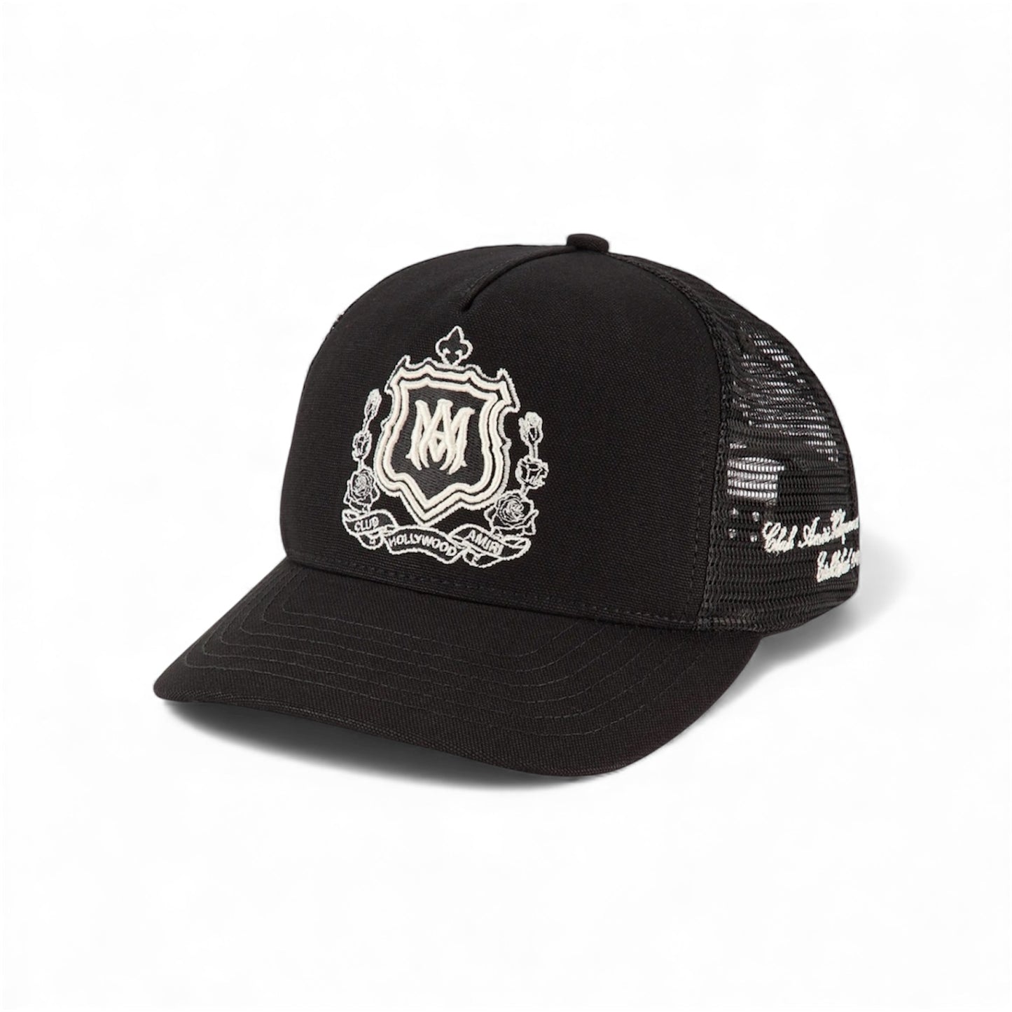 Amiri MA Crest Trucker Hat