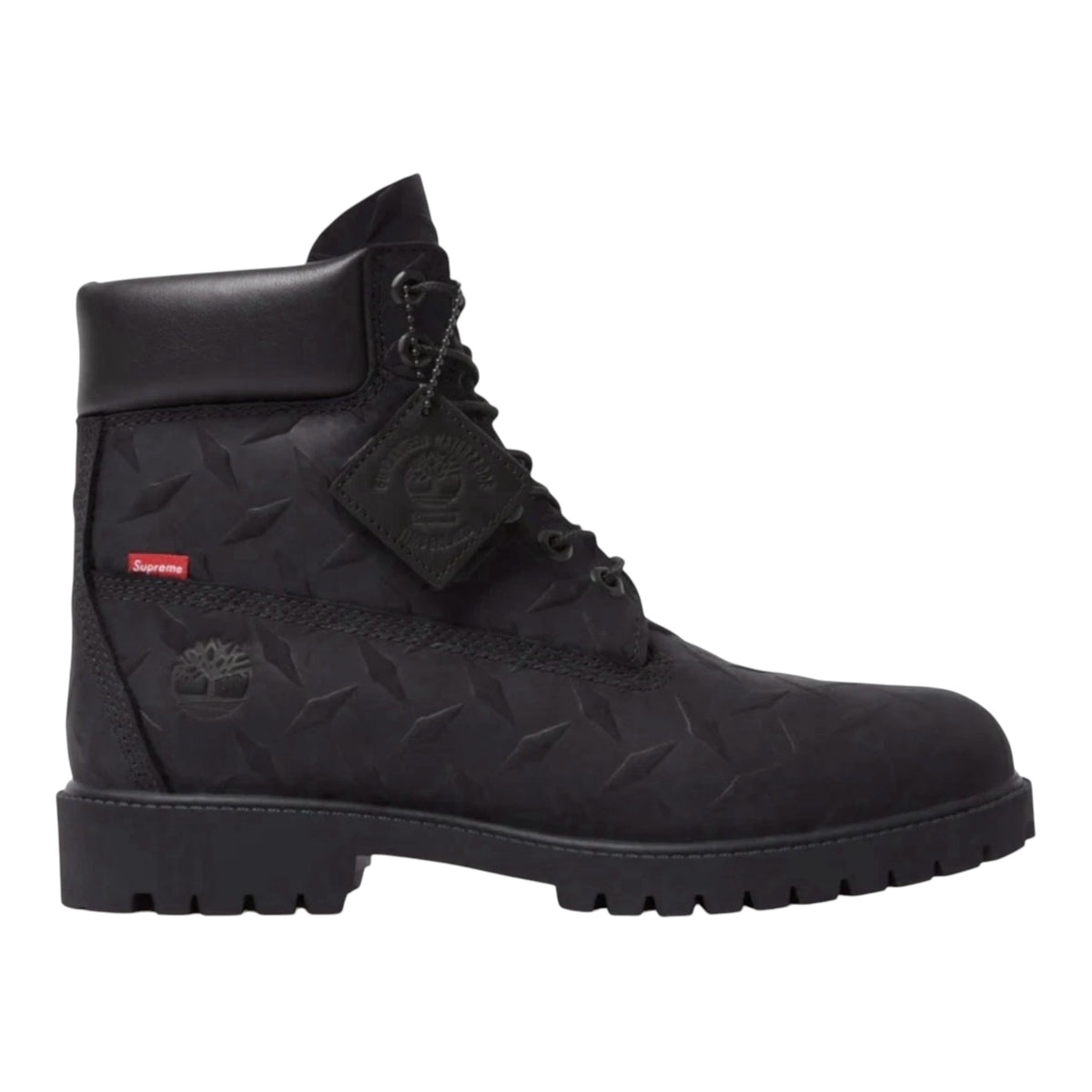 Supreme®/Timberland® Diamond Plate 6" Premium Waterproof Boot Black — 2