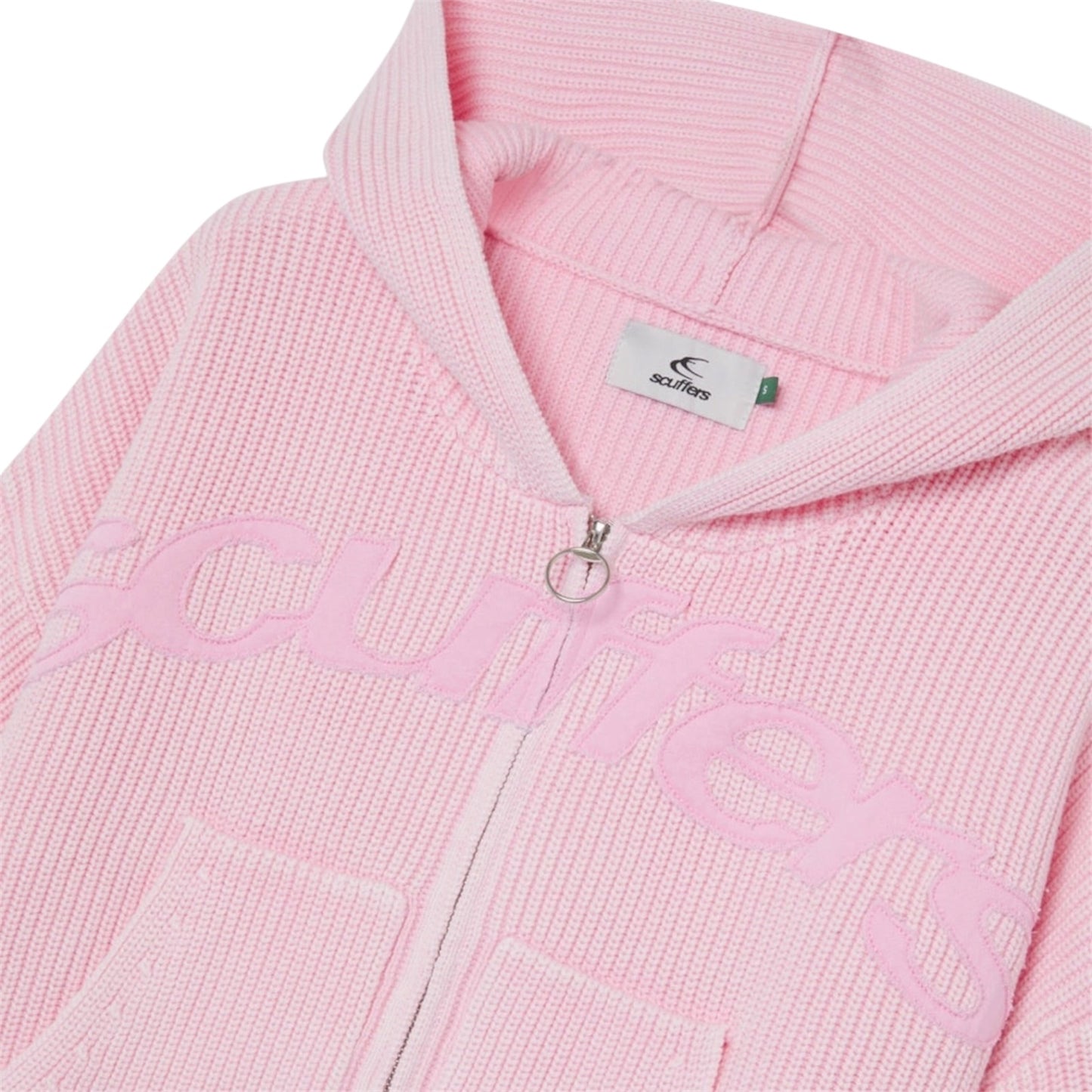 Scuffers New Light Pink Buzz Knit Zipper