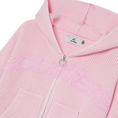 Scuffers New Light Pink Buzz Knit Zipper