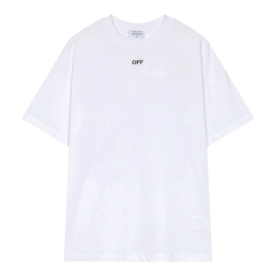 OFF-WHITE Back Embroidery T-shirt White
