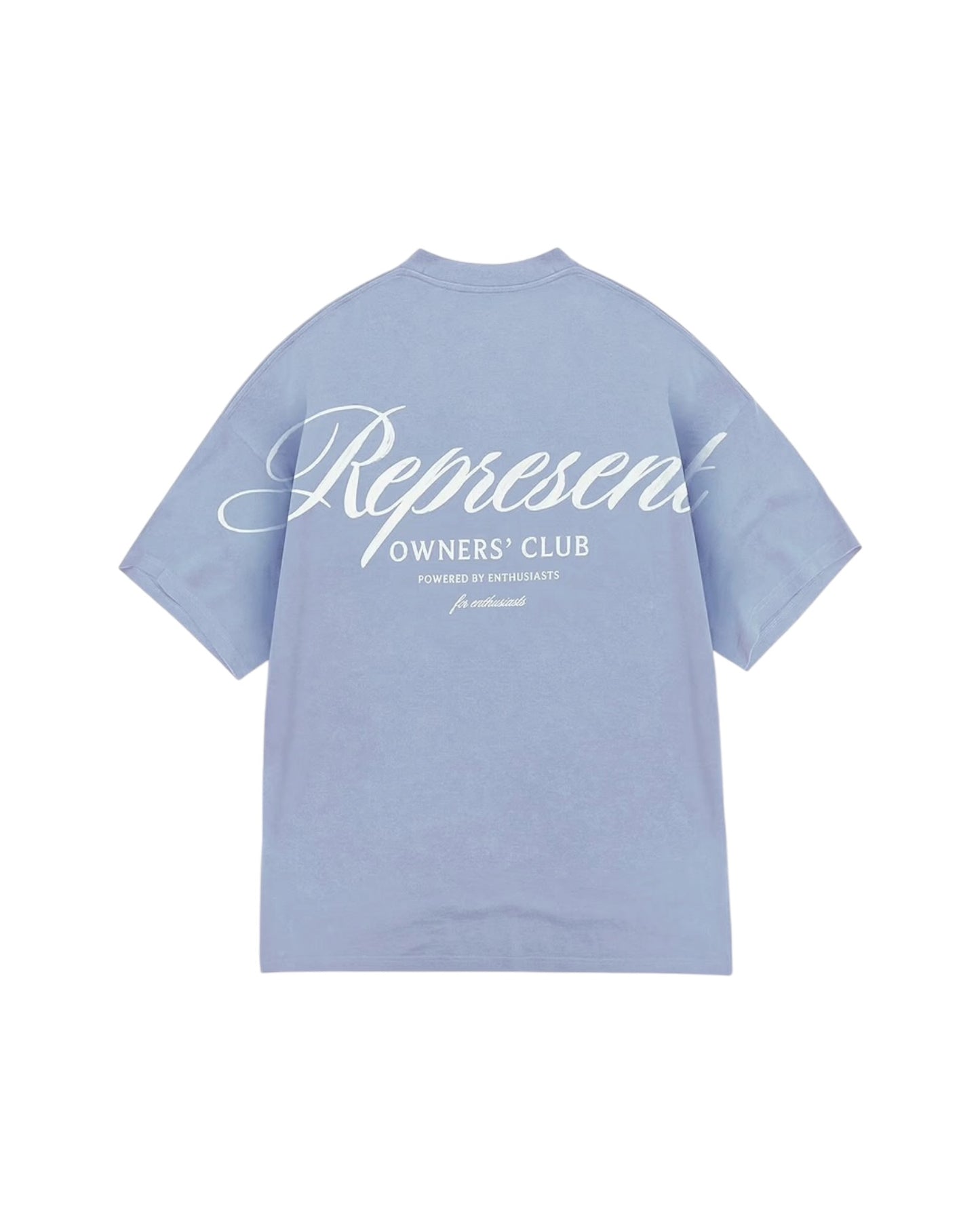 Represent Owners Club Script T-Shirt - Dusty Blue
