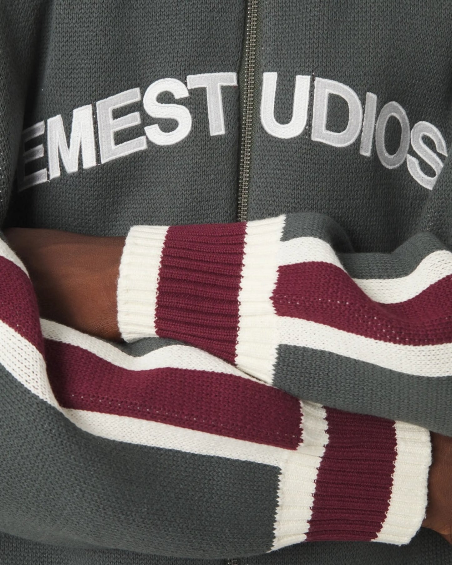 Eme Studios Echellor Forest Zipper Knit