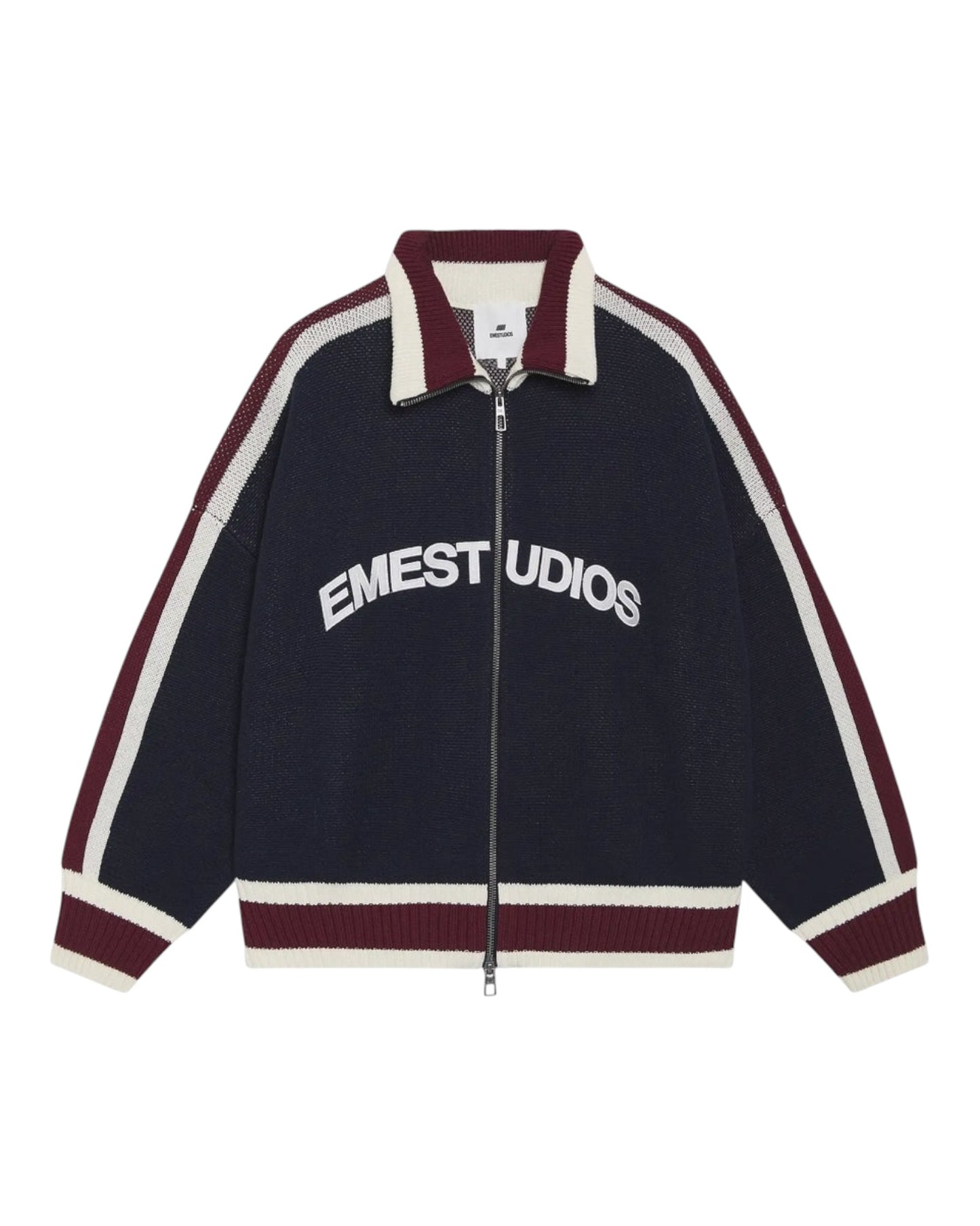 Eme Studios Echellor Navy Zipper Knit