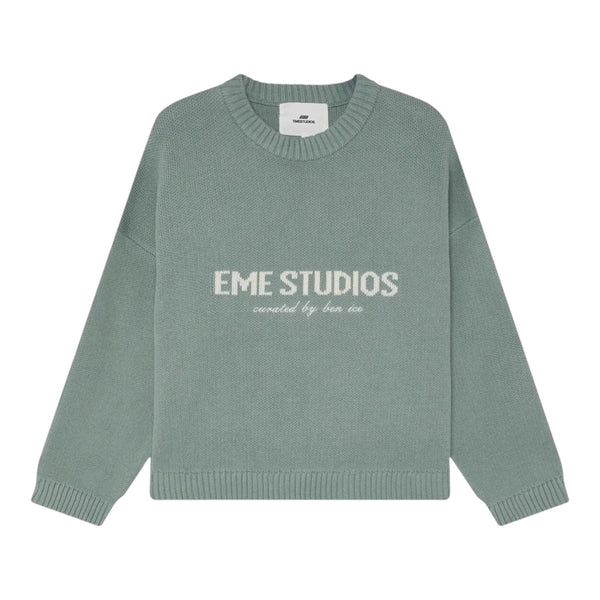 Eme Studios Master Aqua Green Knit Sweater