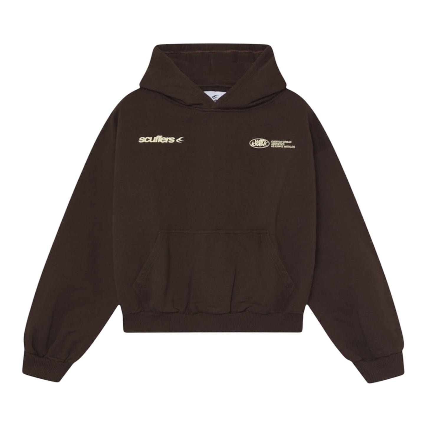Scuffers Sign Brown Hoodie
