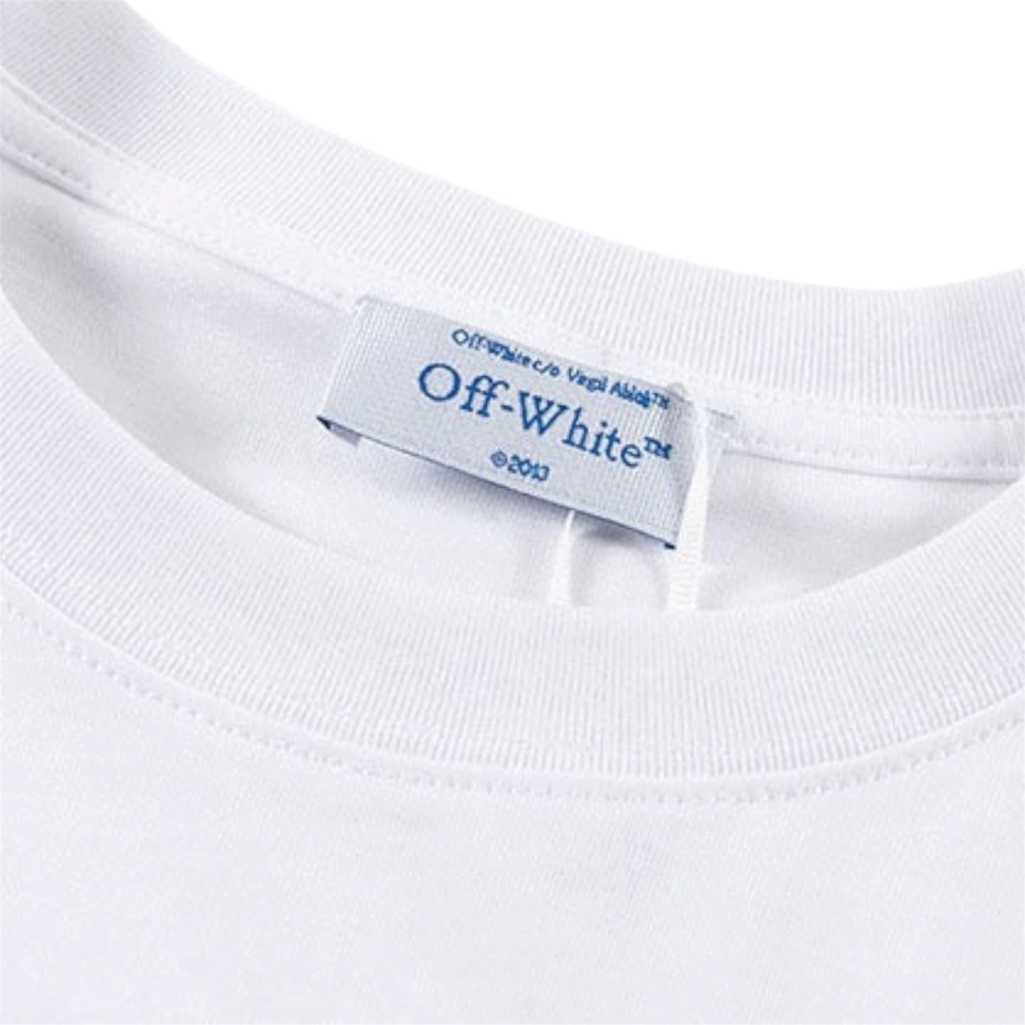 OFF-WHITE Back Embroidery T-shirt White