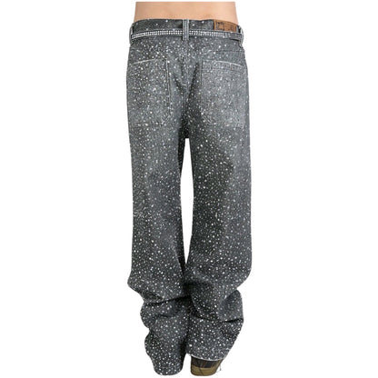 Birth Of Royal 20K Swarovski Diamond Panta Black