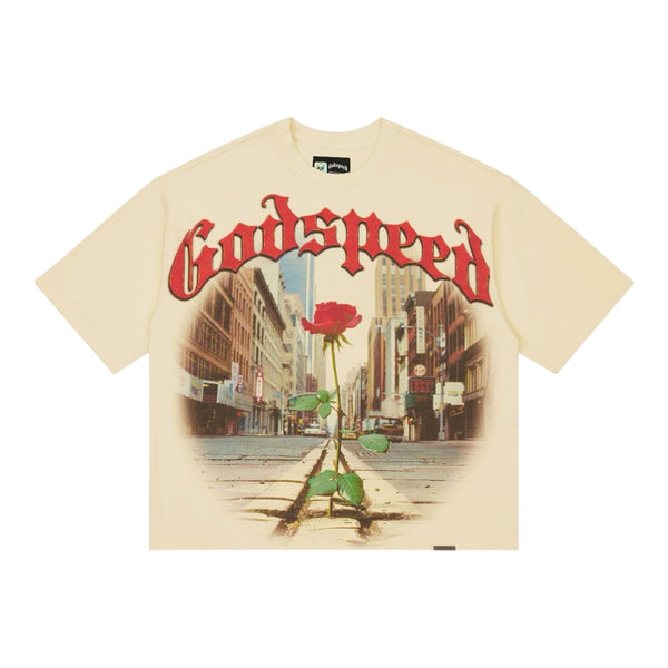 T-Shirt Godspeed Concrete Rose Bone