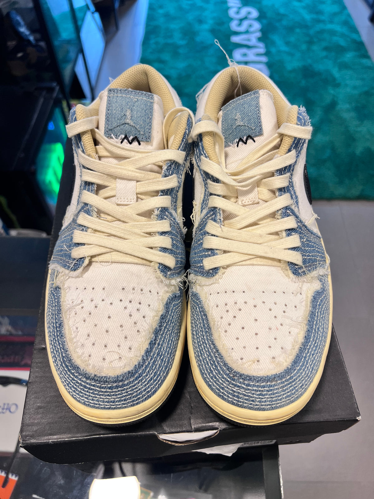 Jordan 1 Low SE WRMK Sashiko Denim (USADA) — 3