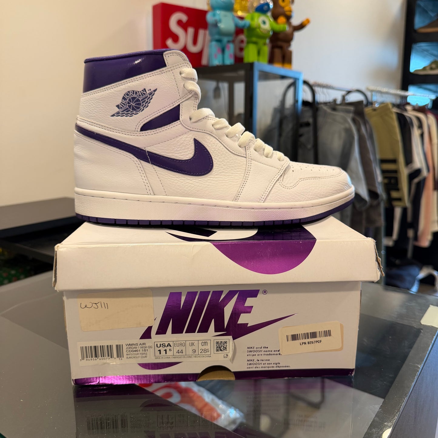 Jordan 1 Retro High Court Purple (WMNS) (USADA)
