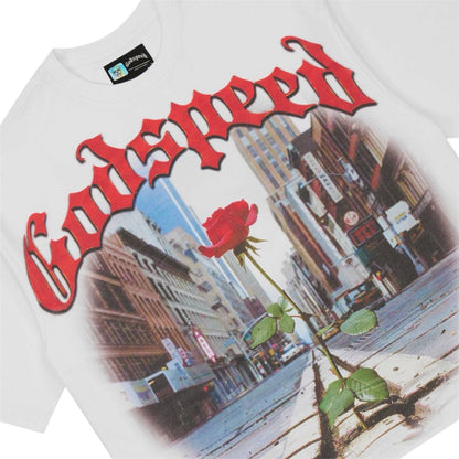 T-Shirt Godspeed Concrete Rose White
