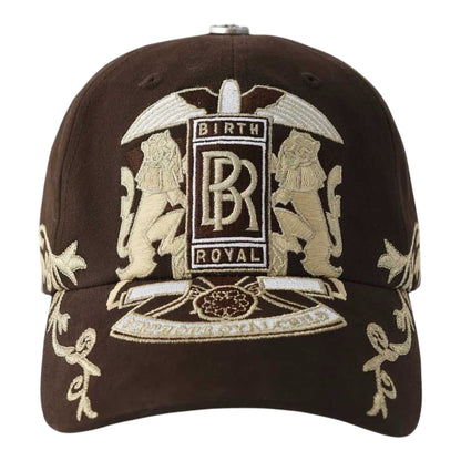 Birth Of Royal Cap Brown Double Lion