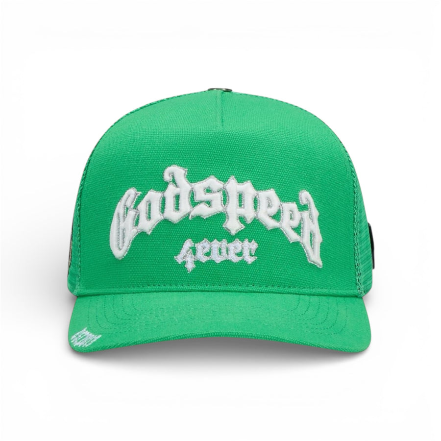 GS Forever Trucker Hat Godspeed Shamrock Boom