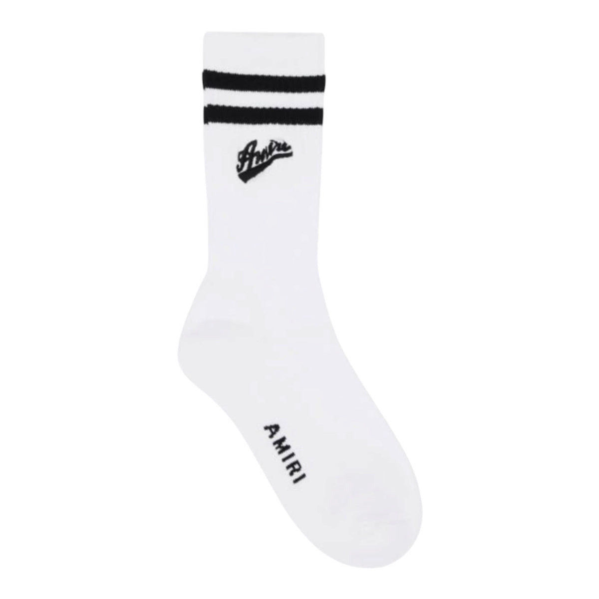 Socks Amiri Varsity Script White — 2