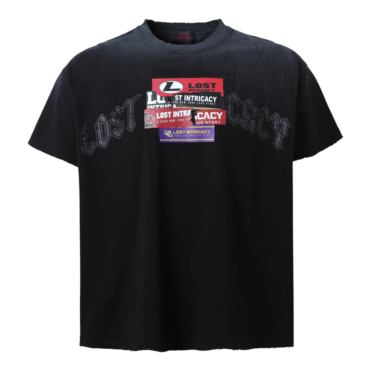 T-Shirt Lost Intricacy Black Banners Arch Logo